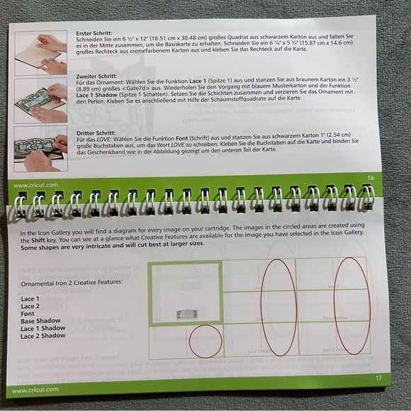 Cricut ORNAMENTAL IRON 2 shapes & fonts - Picture 3 of 14